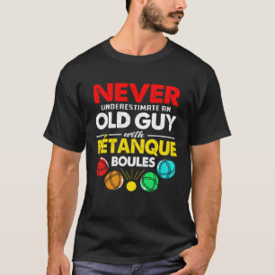Bocce Ball Opa für den alten Mann T-Shirt
