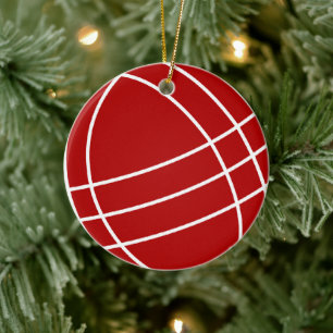 Bocce ball ornement arbre de Noël