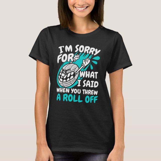 Bocce Ball Player Bocce Game Italienische Sport It T-Shirt (Vorderseite)