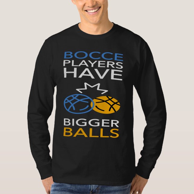 Bocce Ball Player Bowling  1 T-Shirt (Vorderseite)