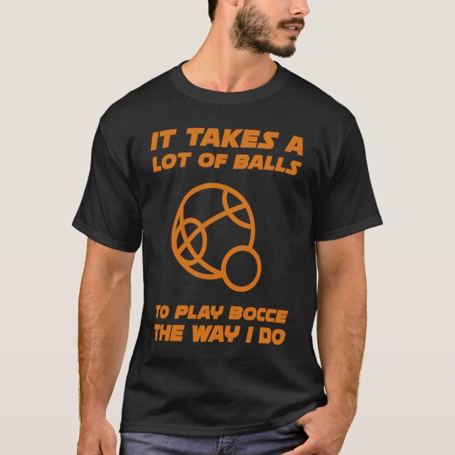 Bocce Ball Player Bowling  5 T-Shirt (Vorderseite)