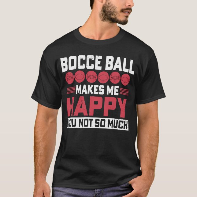 Bocce Ball Player für Petanque Game 2 T-Shirt (Vorderseite)