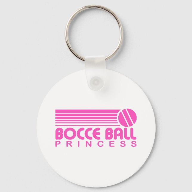 Bocce Ball Princess Schlüsselanhänger (Vorderseite)