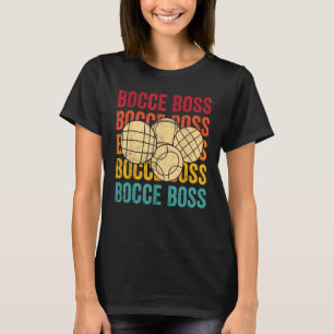 Bocce Ball Retro Bocce Chef T-Shirt