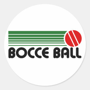 Bocce Ball Runder Aufkleber