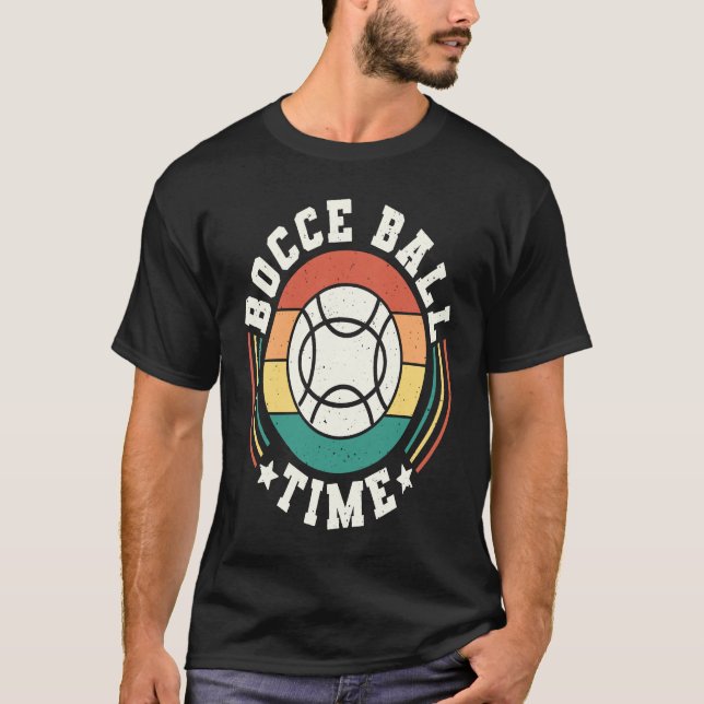 Bocce Ball Time Bocce Ball Player  1 T-Shirt (Vorderseite)