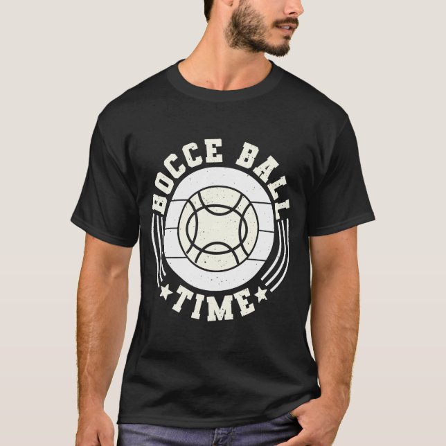 Bocce Ball Time Bocce Ball Player 2 T-Shirt (Vorderseite)