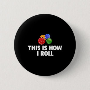 Bocce-Geschenk für italienische Bowling-Bocci-Spie Button