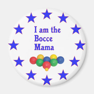 Bocce Mutter Magnet