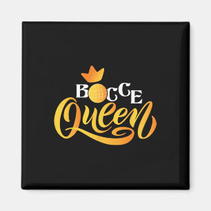 Bocce Queen - Rasenbowling-Spiel Boule Byll Spiel  Magnet
