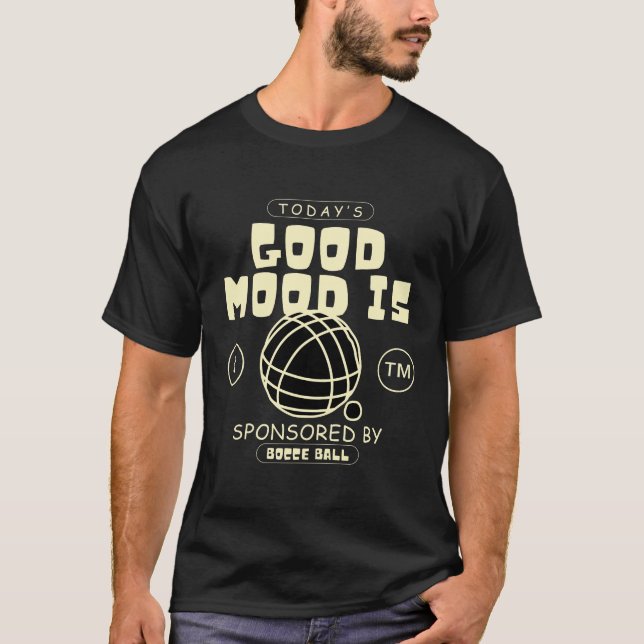 Bocce-Stimmung T-Shirt (Vorderseite)