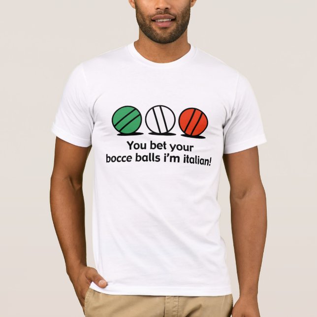 Bocce T-Shirt (Vorderseite)