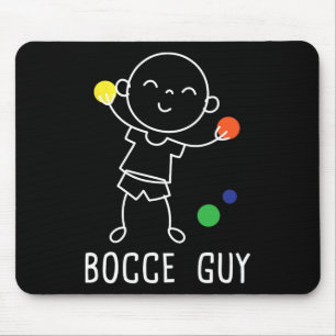 Bocce-Typ - Rasenbowling Byll Game Enthusiast Boul Mousepad