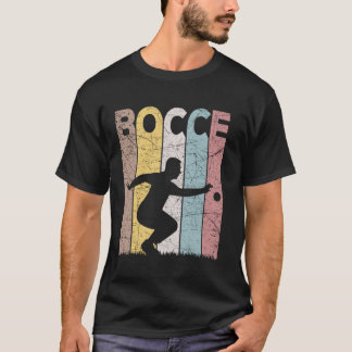 Bocce Vintag Bocce Player Retro Petanque Lover T-Shirt