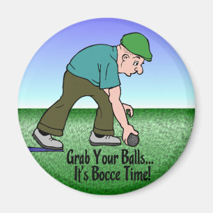 Bocce Zeit! Magnet