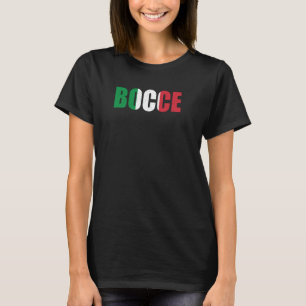 Bocci-Spiel  Bocce-Sport-Fan italienisches Bowling T-Shirt
