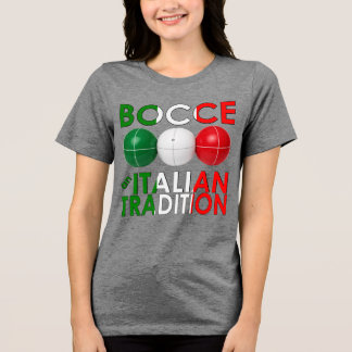 Boccia eine italienische Tradition Tri-Blend Shirt