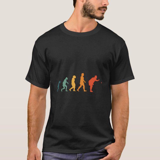 Boccia Evolution Bocce Ball Pã©Tanque T-Shirt (Vorderseite)