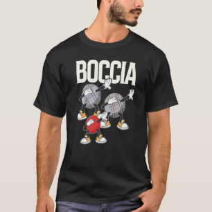 Boccia Player Kleidung mit Dabbing Boccia Balls T-Shirt
