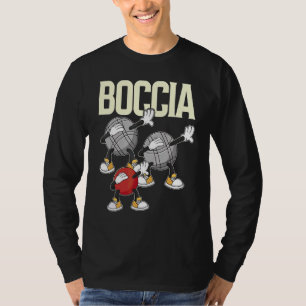 Boccia Player Kleidung mit Dabbing Boccia Balls T-Shirt