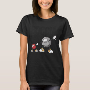 Boccia-Spielerbekleidung mit Dabbing Boccia-Kugeln T-Shirt