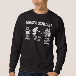 Boccia-Tage-Zeitplan Sweatshirt