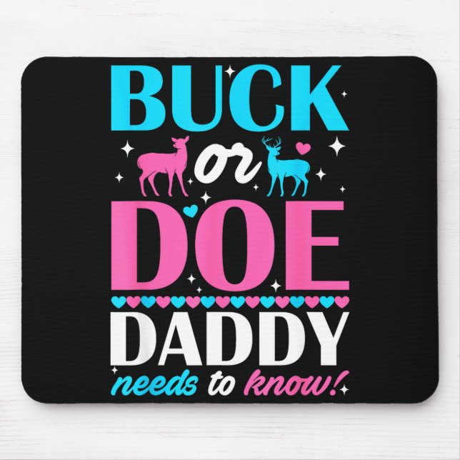 Bock oder Hirsch-Daddy muss wissen Hüter des Gesch Mousepad (Vorne)