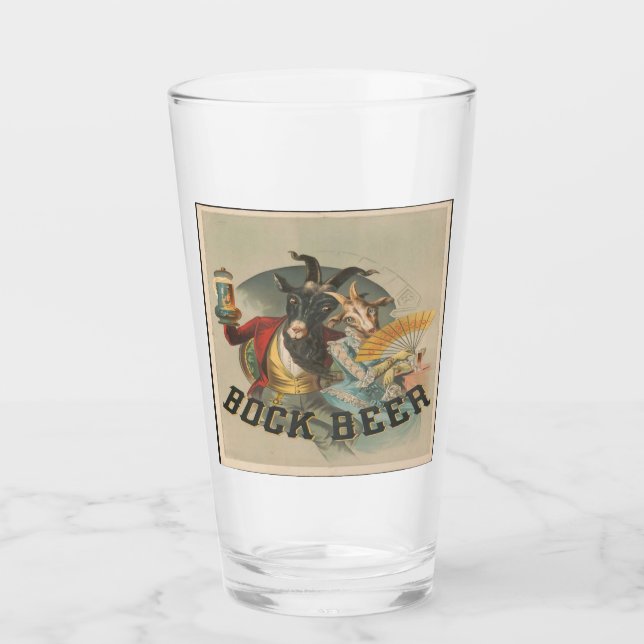 Bockbier Glas (Vorderseite)