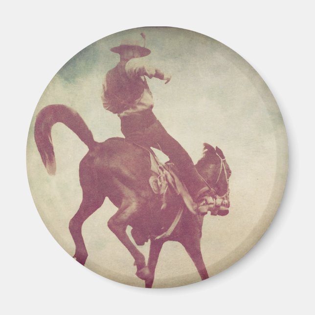 Bockender Bronco Magnet (Vorne)