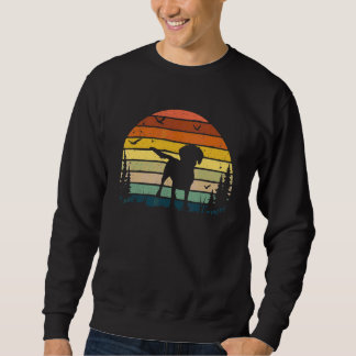 Bocker Vintage Retro Mutti Vati Hund Sweatshirt