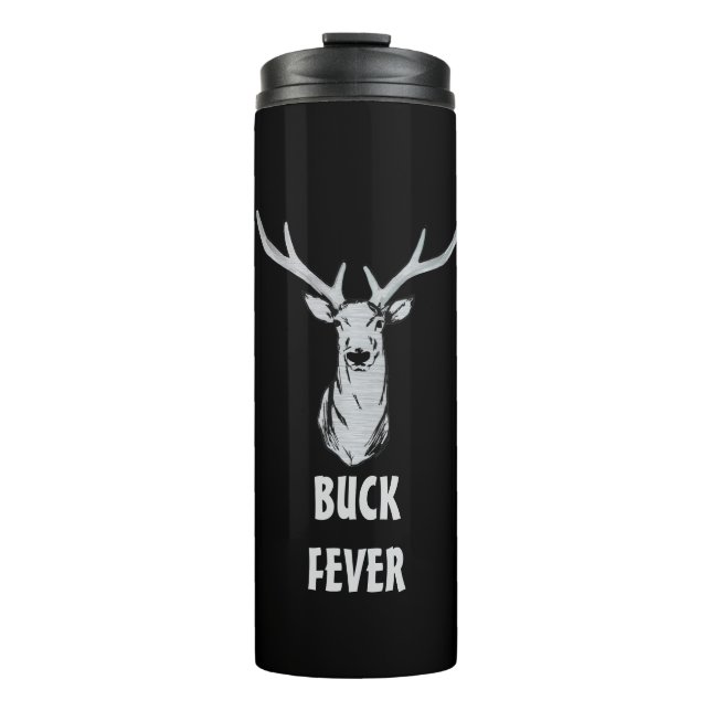 Bockfieber-Rotwild, die thermische Kaffee-Tasse Thermosbecher (Vorderseite)