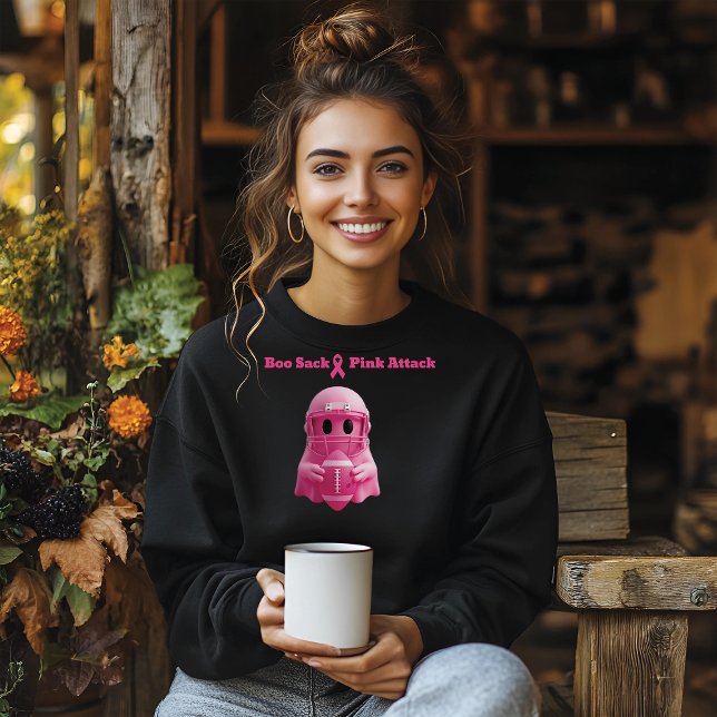 Bocksack Rosa Angriff Brustkrebs Bewusstsein Sweatshirt (Von Creator hochgeladen)