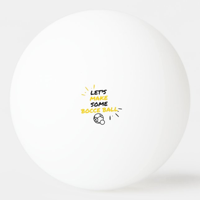 Boczball-Sportler Tischtennisball (Vorderseite)