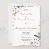 Boda de oro elegante
