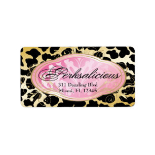Bodacious Leopard der Butike-311 Adressaufkleber