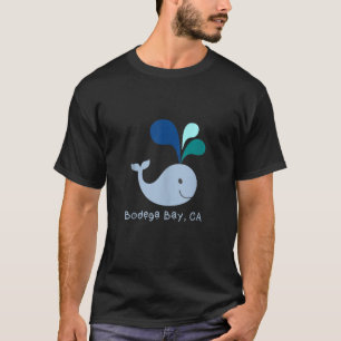 Bodega Bay California Niedlich Wal Lover Cartoon T T-Shirt