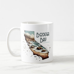 Bodega Bay California Souvenir-Geschenk Kaffeetasse