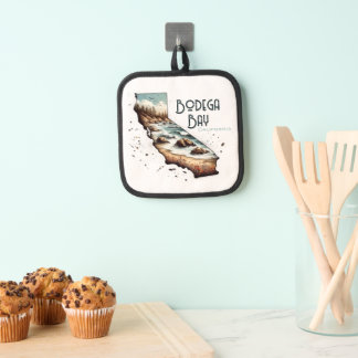 Bodega Bay California Souvenir-Geschenk Topflappen