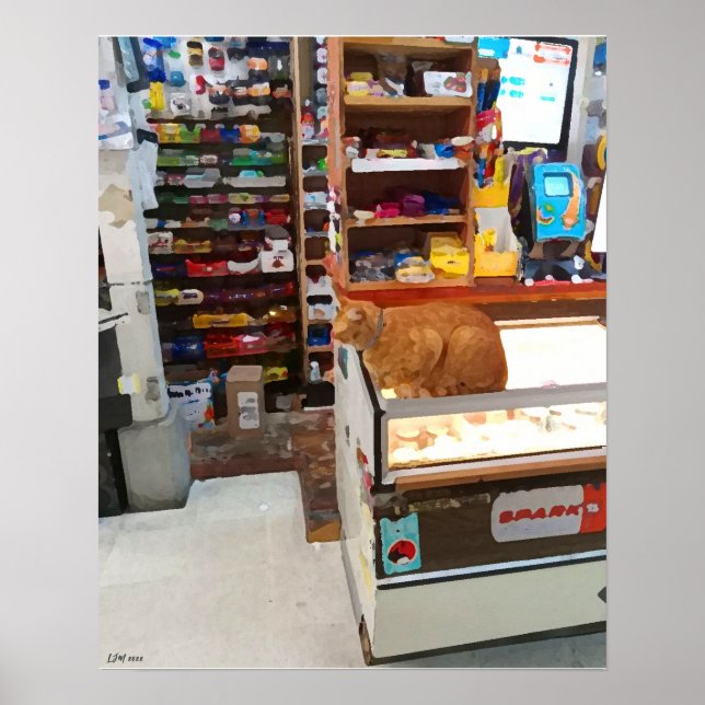 Bodega Cat Poster (Vorne)