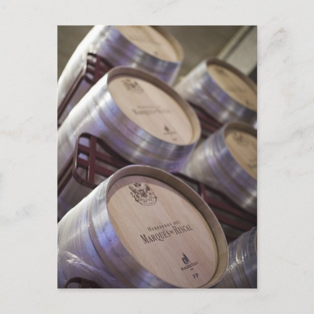 Bodega Marques de Riscal Weinkeller Postkarte (Vorderseite)
