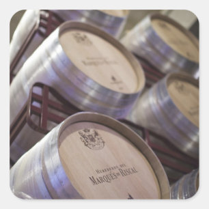 Bodega Marques de Riscal Weinkeller Quadratischer Aufkleber