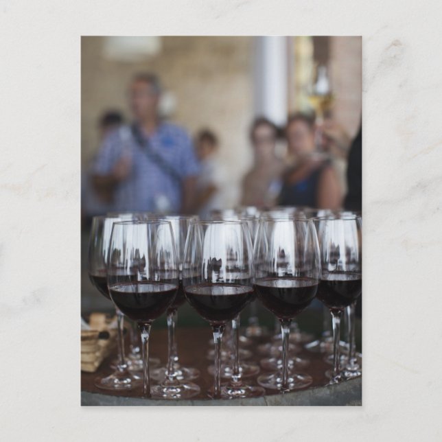 Bodega Marques de Riscal Weinkellerei, Weinprobe Postkarte (Vorderseite)