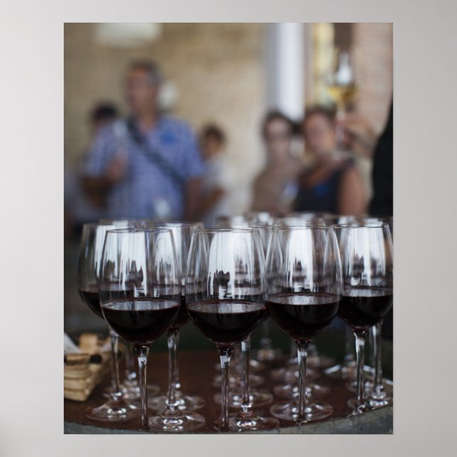 Bodega Marques de Riscal winery, wine tasting Poster (Vorne)