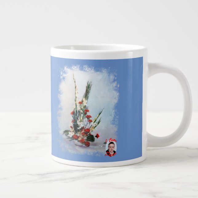 Bodegón de flores Jumbo-Tasse (Rechts)