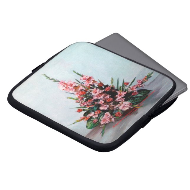 Bodegón de flores/Stillleben von Blume Laptopschutzhülle (Vorne Oben)