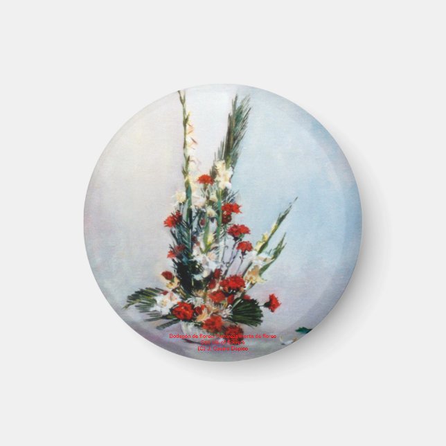 Bodegón de flores/Stillleben von Blume Magnet (Vorne)