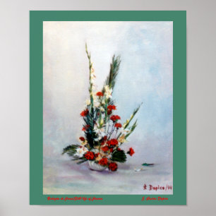 Bodegón de flores/Stillleben von Blume Poster