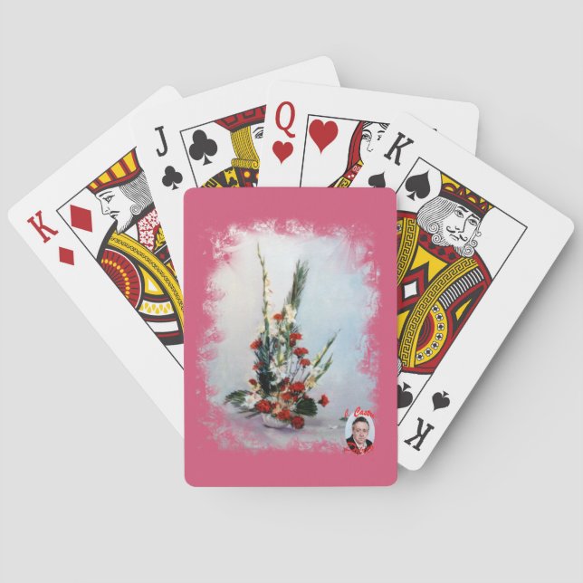 Bodegón de flores/Stillleben von Blume Spielkarten (Rückseite)