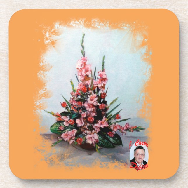 Bodegón de flores/Stillleben von Blume Untersetzer (Vorderseite)