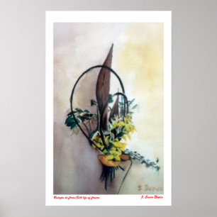 Bodegón der Blumen/Still life of flowers Poster